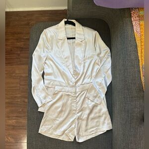 Ivory silk summer set